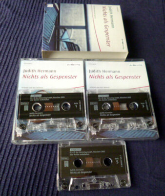 3 MCs Judith Hermann liest Nichts Als Gespenster Kassette SFB 2003 der hörverlag