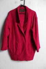 Fenn Wright Mason Womens Merino Wool Jacket -red - Size 16 (j48)