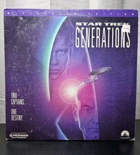 Star Trek: Generations 1994 Laserdisc Widescreen Edition William Shatner LD