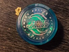 Yomega Saber Raider Yo-Yo VTG Roller Bearing Green YoYo USA Classic Super Spin