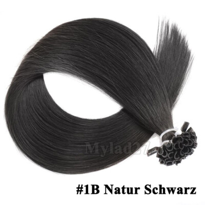 Keratin Bonding Hair Extensions 100% Remy Echthaar 1G Strähnen Haarverlängerung