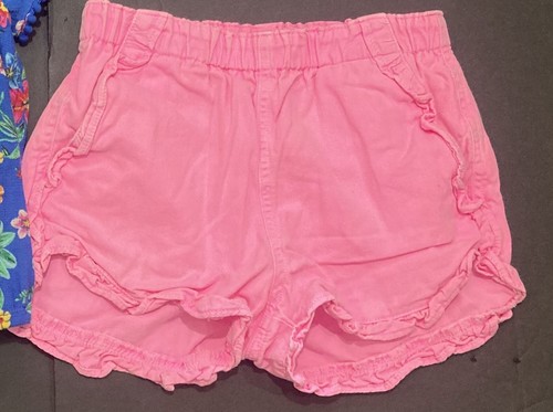 Girl's Old Navy & Crewcuts Outfit Size 8 - Royal Blue Floral Top w/Pink Shorts - Picture 5 of 7