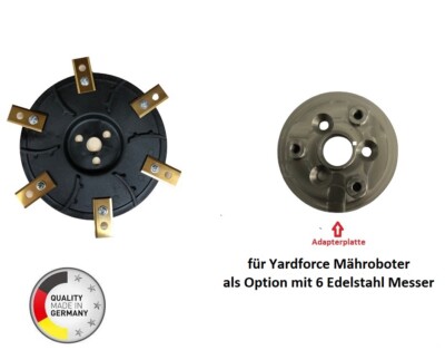 Für Yardforce Mähroboter Tuning Messerteller Messerscheibe 6-fach 
