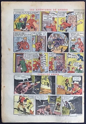 LE JOURNAL DE SPIROU Fascicule n°41 du 8 octobre 1942 Bon état - Picture 5 of 5