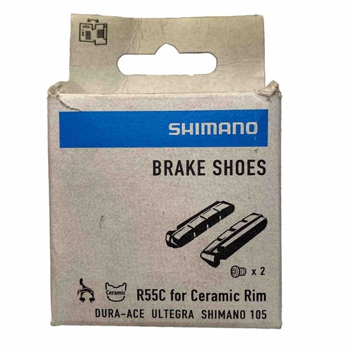 Shimano R55C Road Brake Pads for Ceramic Rims Pair BR-7800 Y8FA98150 - 第 1/2 張圖片