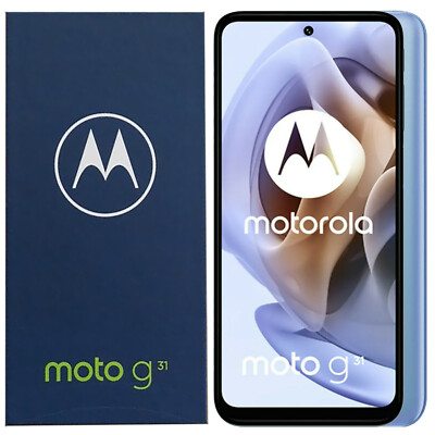 BNIB Motorola Moto G31 Dual SIM 128GB + 4GB Blue Factory Unlocked