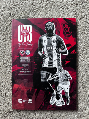 Sheffield United v Manchester City Man 27/8/23 2023-2024 Premier