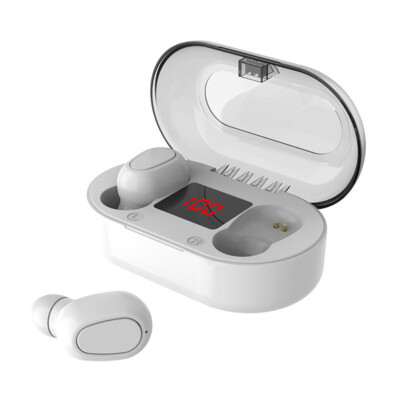 Mini Bluetooth Headset Wireless Stereo Music Earphone Earbuds with Charging Case