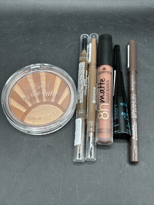 Essence Make Up , bronzer Eyebrow Pens, Eyeliner Liquid Lipstick-New Sealed 6pcs