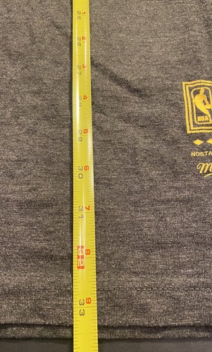 Los Angeles Lakers Mitchell & Ness Shirt Big & Tall 17x Trophy Heather Grey - Picture 5 of 9