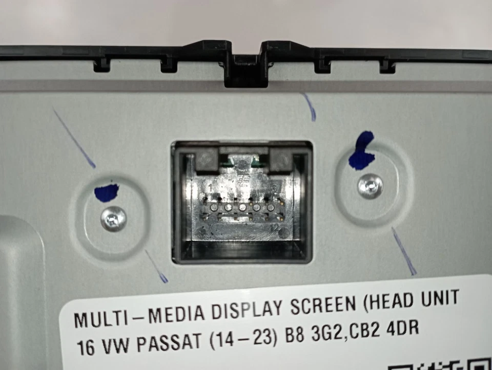 VOLKSWAGEN PASSAT B8 14-23 MULTIMEDIA DISPLAY BILDSCHIRM (HEAD UNIT) 3G0 919 605 - Bild 4 von 4