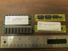 Vintage Computer or Printer RAM MT1259EJ-12 and PM514400J-80 4 Pieces