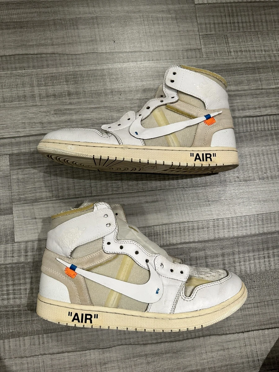 Off White Air Jordan 1 Retro OG High White Euro Size 12.5 OG All Virgil Abloh