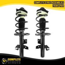 Front Pair Complete Struts & Coil Spring Assemblies for 2015-2017 Chrysler 200