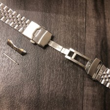 20mm Jubilee Stainless Steel Bracelet Watch Strap For seiko mini turtle watch