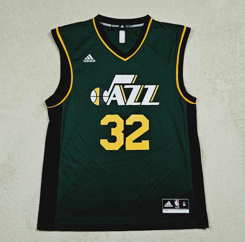 Adidas Karl Malone Utah Jazz Replica Alternative Jersey - Green - Men’s Medium - Picture 3 of 9