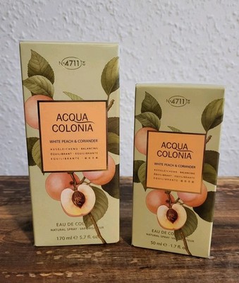 4711 ACQUA COLONIA * White Peach & Coriander * Set 170 ml + 50 ml Eau de Cologne