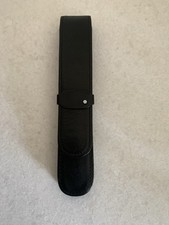 Mont-blanc  Étui cuir noir Hamburg à Rabat pour stylo
