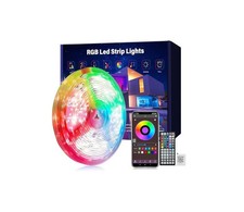 Ledagic 50ft RGB LED Strip Lights Music Sync Color Changing with Remote App