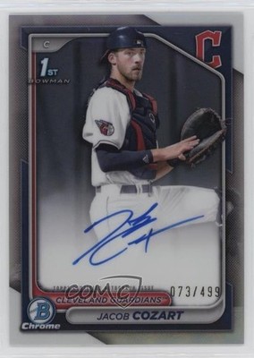 2024 Bowman Draft Chrome Prospect Refractor /499 Jacob Cozart #CPA-JCO Auto 5h0
