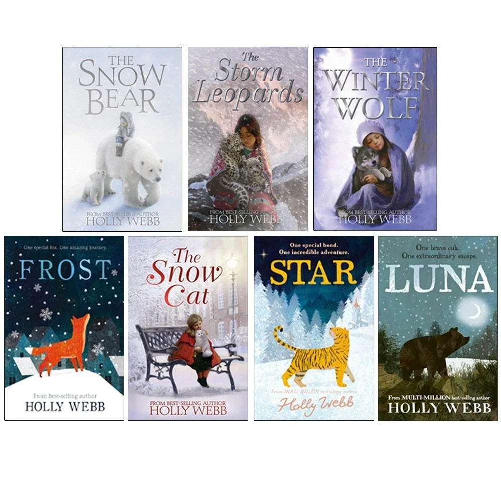Winter Animal Stories 7 Books Collection Set By Holly Webb Winter Wolf,Snow Bear