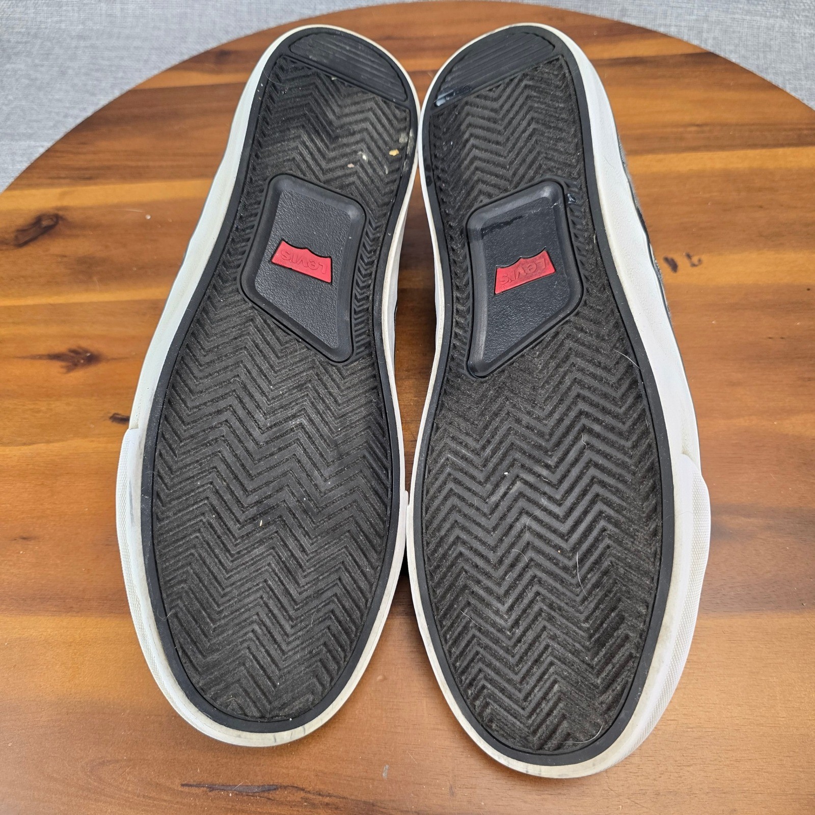 Levi Strauss Co Mens Sneakers Gray Canvas Lace Up Low Top Shoes Size 10 thumbnail 6