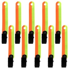 12 Pcs Fluoreszenzbandclip Reisen Radfahren Reflektierende Ausr&uuml;stung