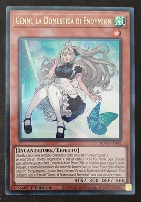 GENNI LA DOMESTICA DI ENDYMION Ultra Rare Italiano BLGG-IT042 YUGIOH