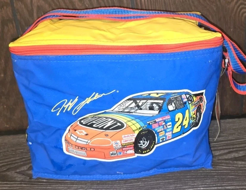 全新 复古 1998 年 NASCAR 50TH 杰夫·戈登 #24 午餐盒包 罕见 DUPONT 比赛 — 第 2/4 张图片