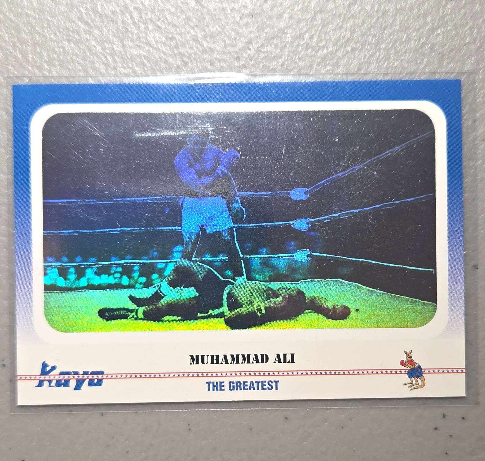 1991 Kayo Muhammad Ali Boxing Base Set Card #235 The Greatest HOLOGRAM