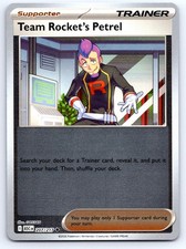 Team Rocket's Petrel 207/217 Uncommon Ascended Heroes Pokemon Reverse Holo NM
