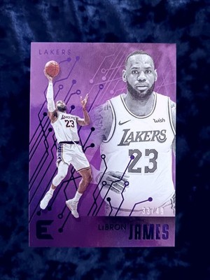 2019/20 Panini Chronic LeBron James Purple #/49!!CHAMPIONSHIP  YEAR!!🐑