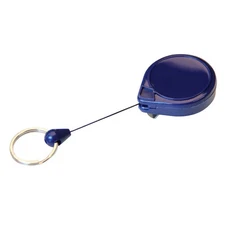 KEY-BAK 0052-005 Blue MiniBak Split Ring Standard Clip 6YLN8