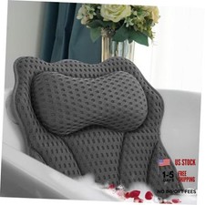 Bath Pillows for Tub, Bath Pillow, Bathtub Pillow, and Luxury Bath Gray