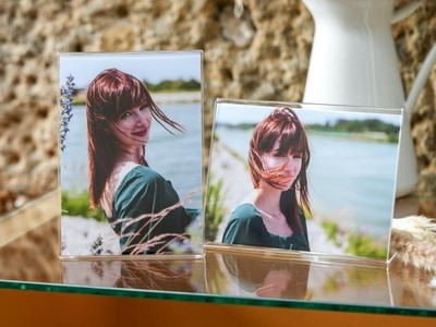 Acryl Fotorahmen Hochformat und Querformat oder Doppelrahmen