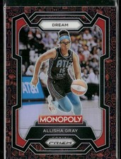 Allisha Gray 2024 Panini Prizm Monopoly WNBA #6 Classic Icons Red Prizm Dream