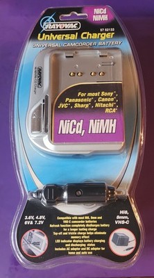Rayovac Universal Charger for camcorder batteries.  Most Hi8, 8mm And VHS-C Batt