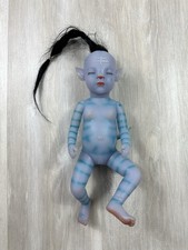 AVATAR Reborn Baby Boy Doll Lifelike Dark Hair Newborn Female Glow In Dark Rare 