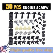 50x Fit For Toyota Engine Cover Clip Screw Undertray Splash Liner Fastener USA K
