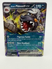 Arven's Mabosstiff Ex 139/182 Destined Rivals Pokemon