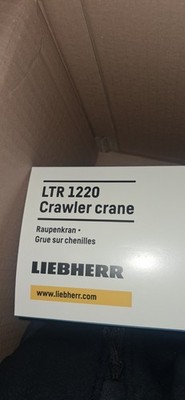 Conrad 2746/0 Liebherr LTR 1220 Teleskop Raupenkran in gelb im Maßstab 1:50