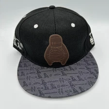 Grassroots California Danny Camp Glass Mummy Hieroglyphs Black Snapback L/XL