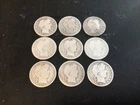 9. Barber Half dollars, 90% Silver