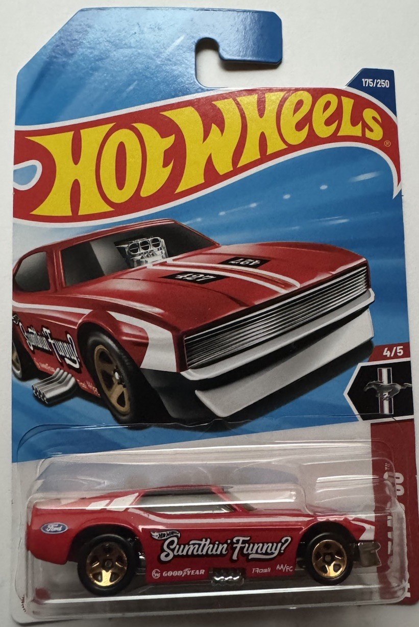 2025 Hot Wheels 71 Mustang Funny Car 175/250 International Card