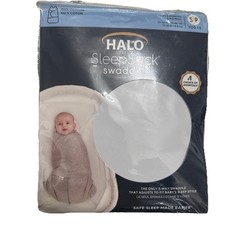 HALO SleepSack Swaddle 3-Way Adjustable Sz Small 3-6 months TOG 1.5 100 Cotton