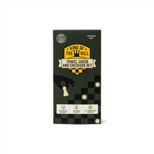 Magnetic Travel Chess  Checkers Set Bunk House King Of The Hill-NEW-Mini-8 inch