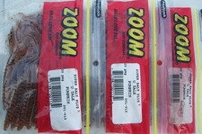 3 packs - Zoom U-Tale Worms Super Salt Plus -  Pumpkin  - SA12