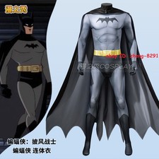 Batman:Caped Crusader Supereroe Body Batman Tuta Zentai Catsuits Casco