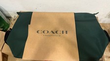 Coach Fragrance Tote weekend bag green black travel
