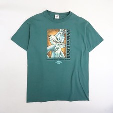 Vintage Bugs Bunny Warner Bros T-Shirt Size Medium 1999 90s